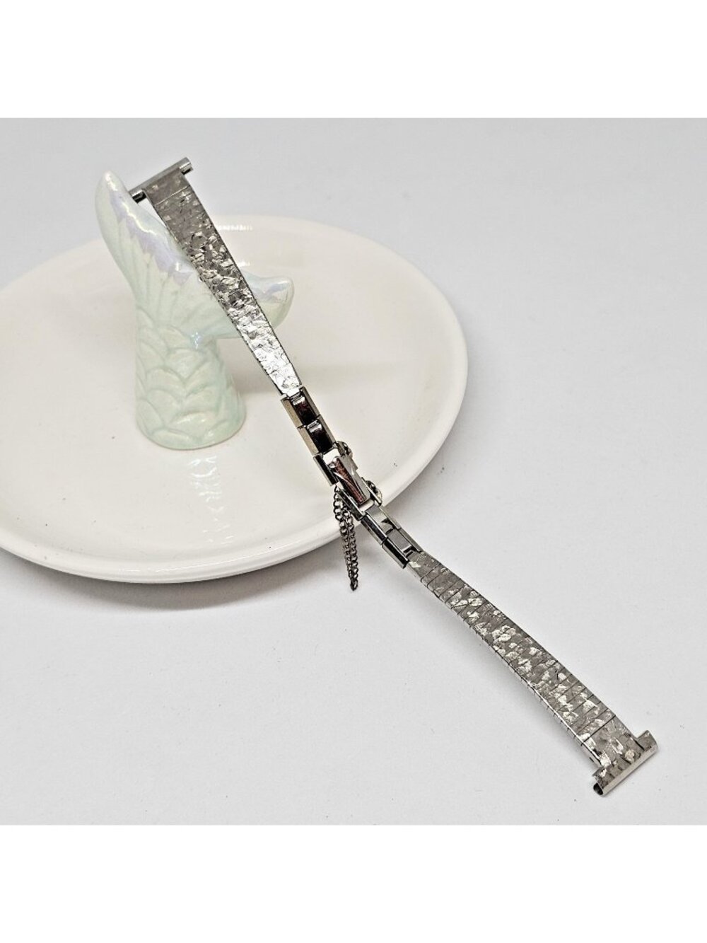Kreisler Ladies Watch Band 13 mm Ends NEW 5.2" long Vintage USA Silver Tone